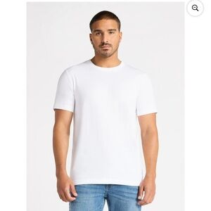 🇺🇸 $5 🇺🇸 George Men's White Crewneck Tee with Short Sleeves NWT